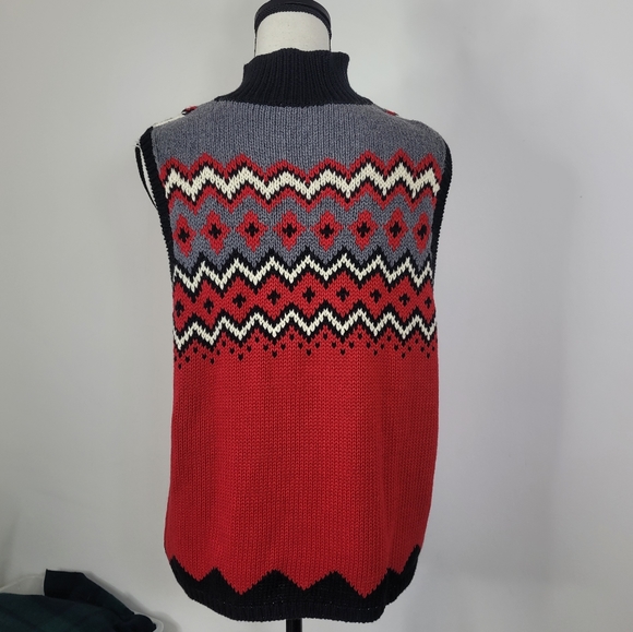 Coldwater Creek Sweater Vest Large - Picture 8 of 11